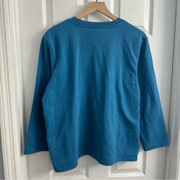 Vintage Sweater Cardigan Grandma Embroidered Bird Animal Kawaii Medium Petite - Picture 5 of 7